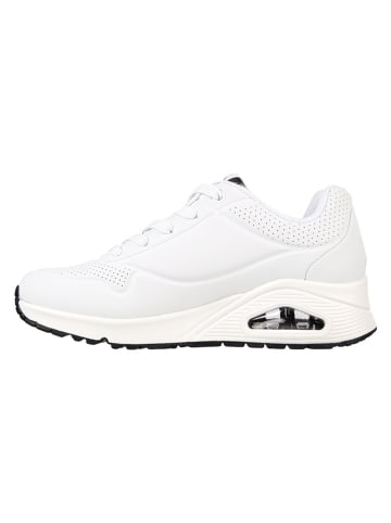 Skechers Sneakers "Uno - Spread The Love" in Weiß/ Schwarz