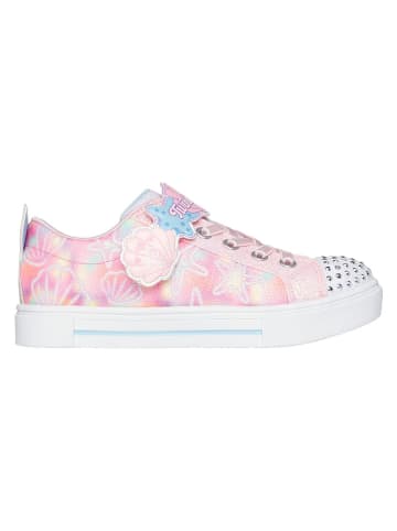 Skechers Sneakersy "Twinkle Sparks-Underwater Magic" w kolorze jasnoróżowym