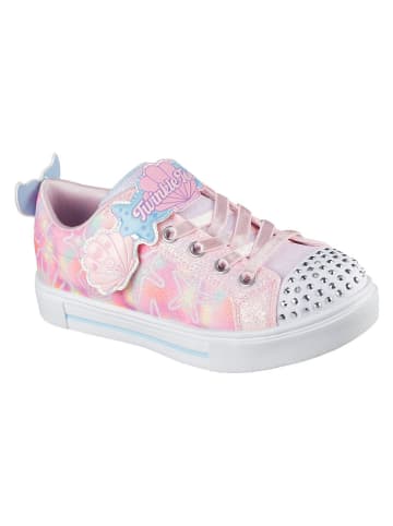 Skechers Sneakersy "Twinkle Sparks-Underwater Magic" w kolorze jasnoróżowym