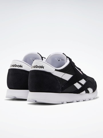 Reebok Leren sneakers "CL Nylon" zwart