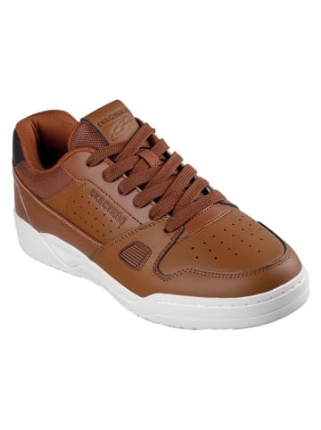 Skechers Leder-Sneakers "Koopa - Harry Kane" in Hellbraun