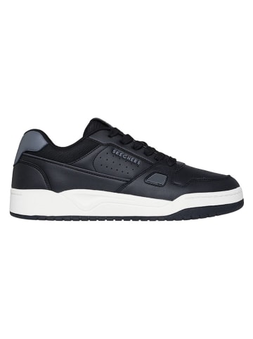 Skechers Skórzane sneakersy w kolorze czarnym