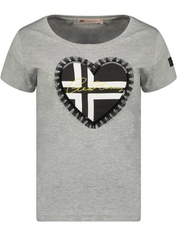 Geographical Norway Shirt "Jeduction" in Grau