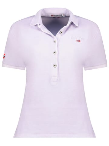 Geographical Norway Koszulka polo "Kars" w kolorze lawendowym