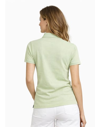 Geographical Norway Koszulka polo "Krystaline" w kolorze jasnozielonym