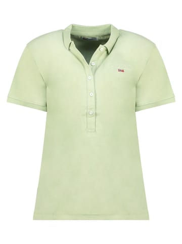Geographical Norway Poloshirt "Krystaline" in Hellgrün