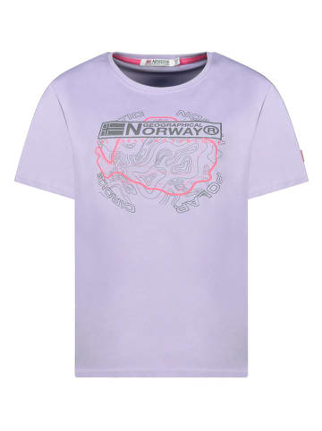 Geographical Norway Shirt in Lila