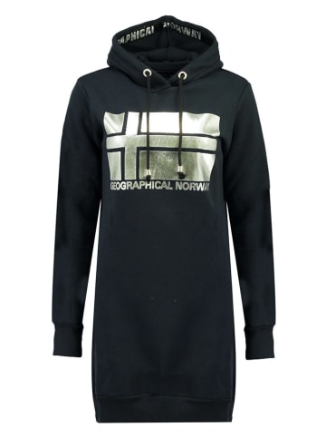 Geographical Norway Sweatkleid in Schwarz