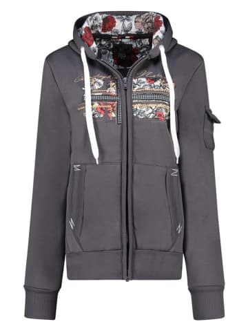 Geographical Norway Sweatjacke "Fabeaute" in Anthrazit