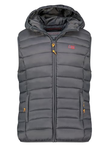 Geographical Norway Kamizelka pikowana "Vatikolor" w kolorze antracytowym