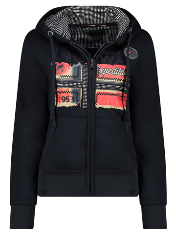 Geographical Norway Sweatvest "Farlotte" donkerblauw