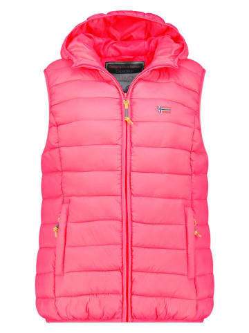 Geographical Norway Kamizelka pikowana "Vatikolor" w kolorze różowym