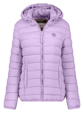 Geographical Norway Kurtka pikowana "Atikotal" w kolorze fioletowym
