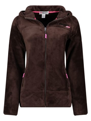 Geographical Norway Kurtka polarowa "Upalood" w kolorze brązowym