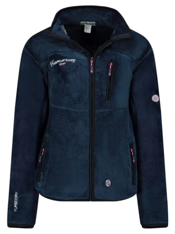 Geographical Norway Kurtka polarowa "Tamoureuse" w kolorze granatowym