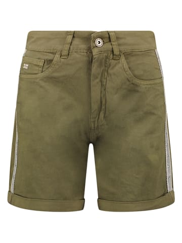 Geographical Norway Szorty "Perlate" w kolorze khaki