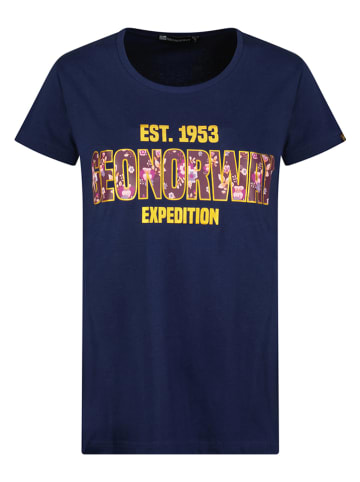 Geographical Norway Shirt "Jarenne" in Dunkelblau