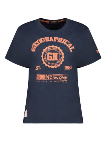 Geographical Norway Shirt in Dunkelblau