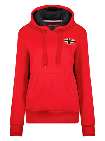 Geographical Norway Hoodie "Genifer" rood
