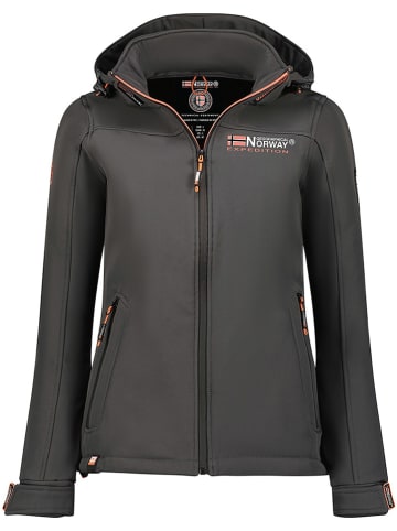 Geographical Norway Kurtka softshellowa "Takeni" w kolorze antracytowym