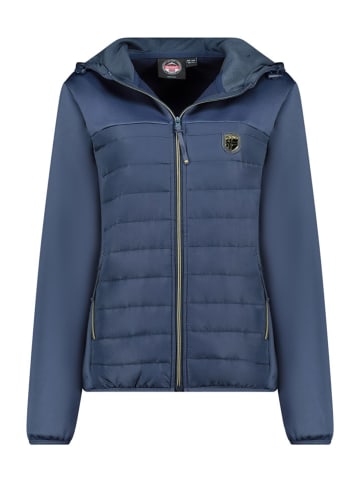 Geographical Norway Softshelljas "Typhosion" donkerblauw
