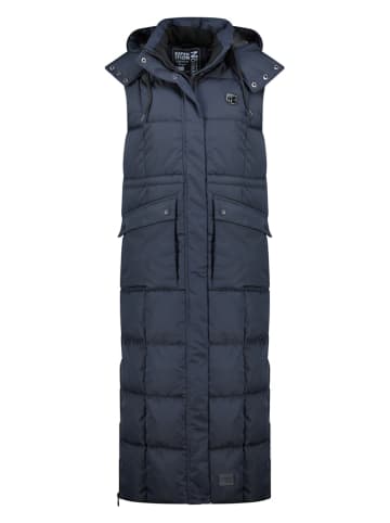 Geographical Norway Steppweste "Varda" in Dunkelblau