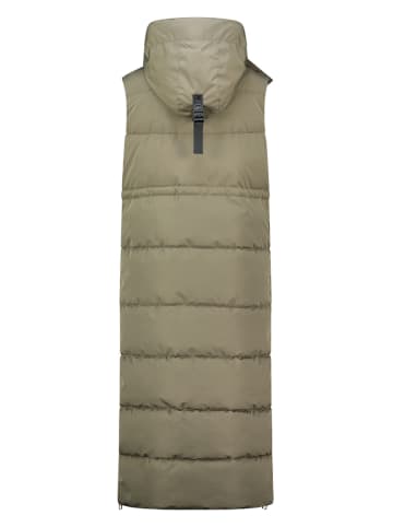 Geographical Norway Kamizelka pikowana "Varda" w kolorze khaki