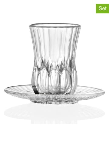 RCR cristalleria 12-częściowy zestaw "Adagio" do herbaty - 140 ml