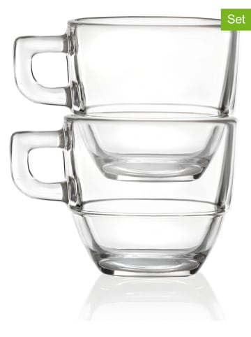 RCR cristalleria 6er-Set: Espressotassen "Impilabile" - 80 ml