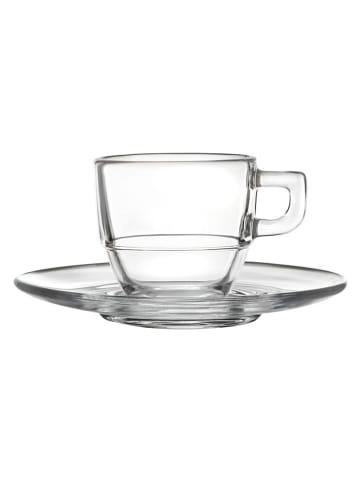 RCR cristalleria Filiżanki (6 szt.) "Impilabile" do espresso - 80 ml