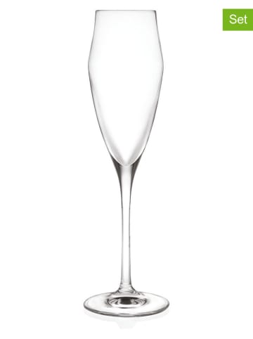 RCR cristalleria 6er-Set: Champagnerflöten "Ego" - 180 ml
