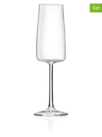 RCR cristalleria Kieliszki (6 szt.) "Essential" do szampana - 300 ml