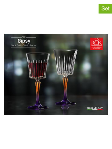 RCR cristalleria Kieliszki (6 szt.) do wina - 300 ml