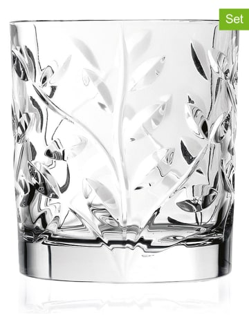 RCR cristalleria 6-delige set: glazen "Laurus" - 330 ml