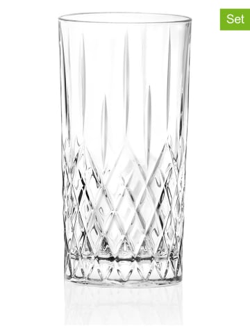 RCR cristalleria 6-delige set: glazen "London" - 375 ml