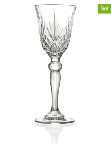 RCR cristalleria 6-delige set: sterke drankglazen "Melodia" - 50 ml