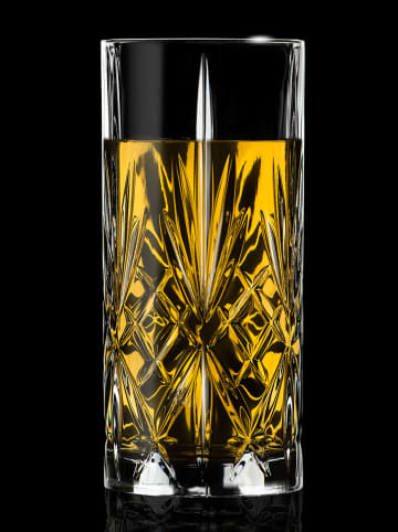 RCR cristalleria 6er-Set: Longdrinkgläser "Melodia" - 360 ml