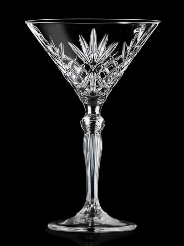 RCR cristalleria 6er-Set: Martinigläser "Melodia" - 210 ml
