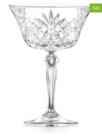 RCR cristalleria Kieliszki (6 szt.) "Melodia" do szampana - 260 ml