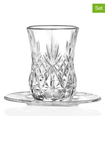 RCR cristalleria 12-częściowy zestaw "Melodia" do herbaty - 140 ml