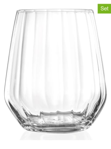 RCR cristalleria 6er-Set: Gläser "OptiQ" - 430 ml