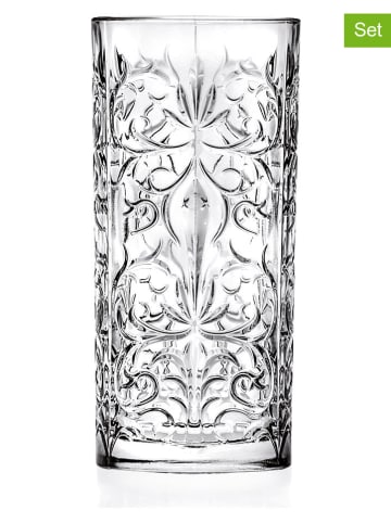 RCR cristalleria 6-delige set: cocktailglazen "Tattoo" - 370 ml