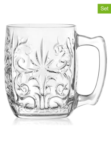 RCR cristalleria 4er-Set: Cocktailbecher "Tattoo" - 420 ml