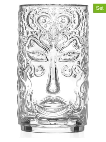 RCR cristalleria 4-delige set: cocktailglazen "Tiki Venezia" - 450 ml