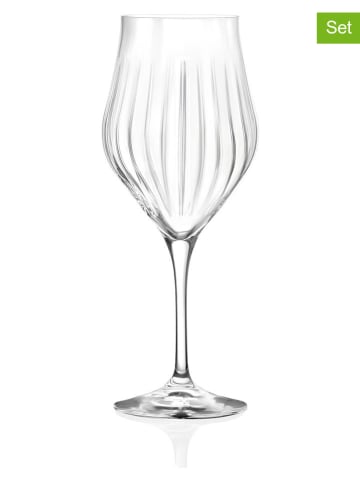 RCR cristalleria 6-delige set: wijnglazen "Timeless" - 450 ml