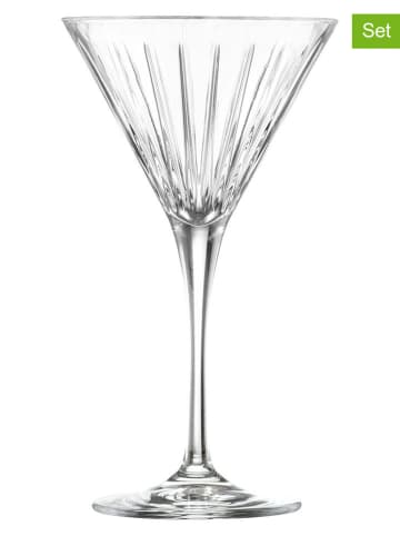 RCR cristalleria 6-delige set: martiniglazen "Timeless" - 210 ml