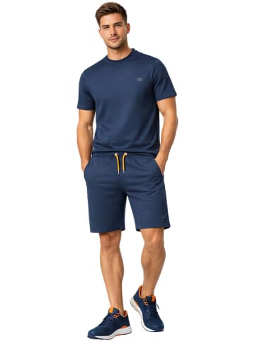 Geographical Norway Koszulka "Jirofar" w kolorze granatowym