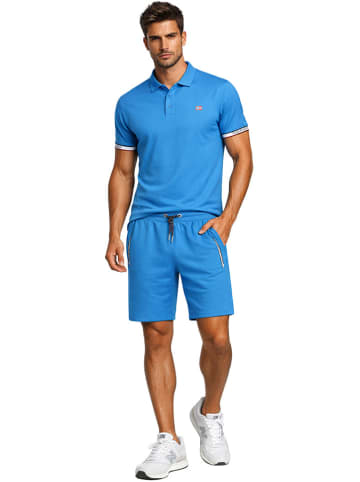 Geographical Norway Koszulka polo "Koliar" w kolorze niebieskim