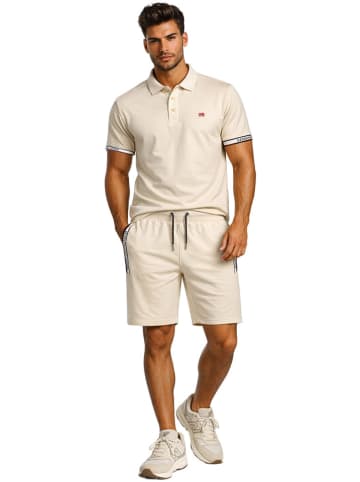 Geographical Norway Koszulka polo "Koliar" w kolorze beżowym