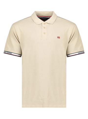 Geographical Norway Koszulka polo "Koliar" w kolorze beżowym
